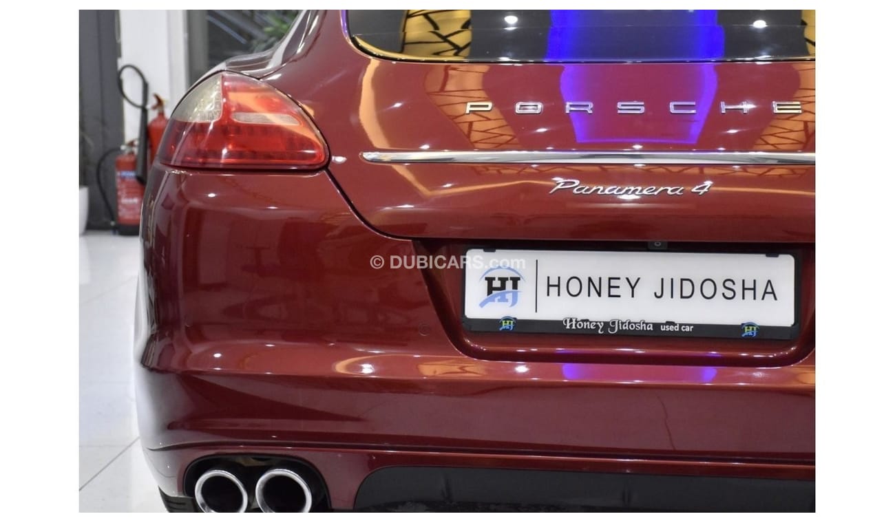 Porsche Panamera EXCELLENT DEAL for our Porsche Panamera 4 ( 2012 Model ) in Red Color GCC Specs