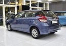 Toyota Yaris EXCELLENT DEAL for our Toyota Yaris SE ( 2015 Model ) in Blue Color GCC Specs