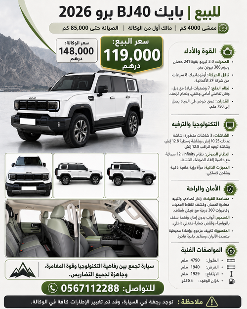 بايك BJ40 برو