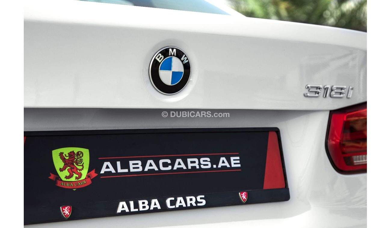 بي أم دبليو 318i i | 1,369 P.M  | 0% Downpayment | Excellent Condition!