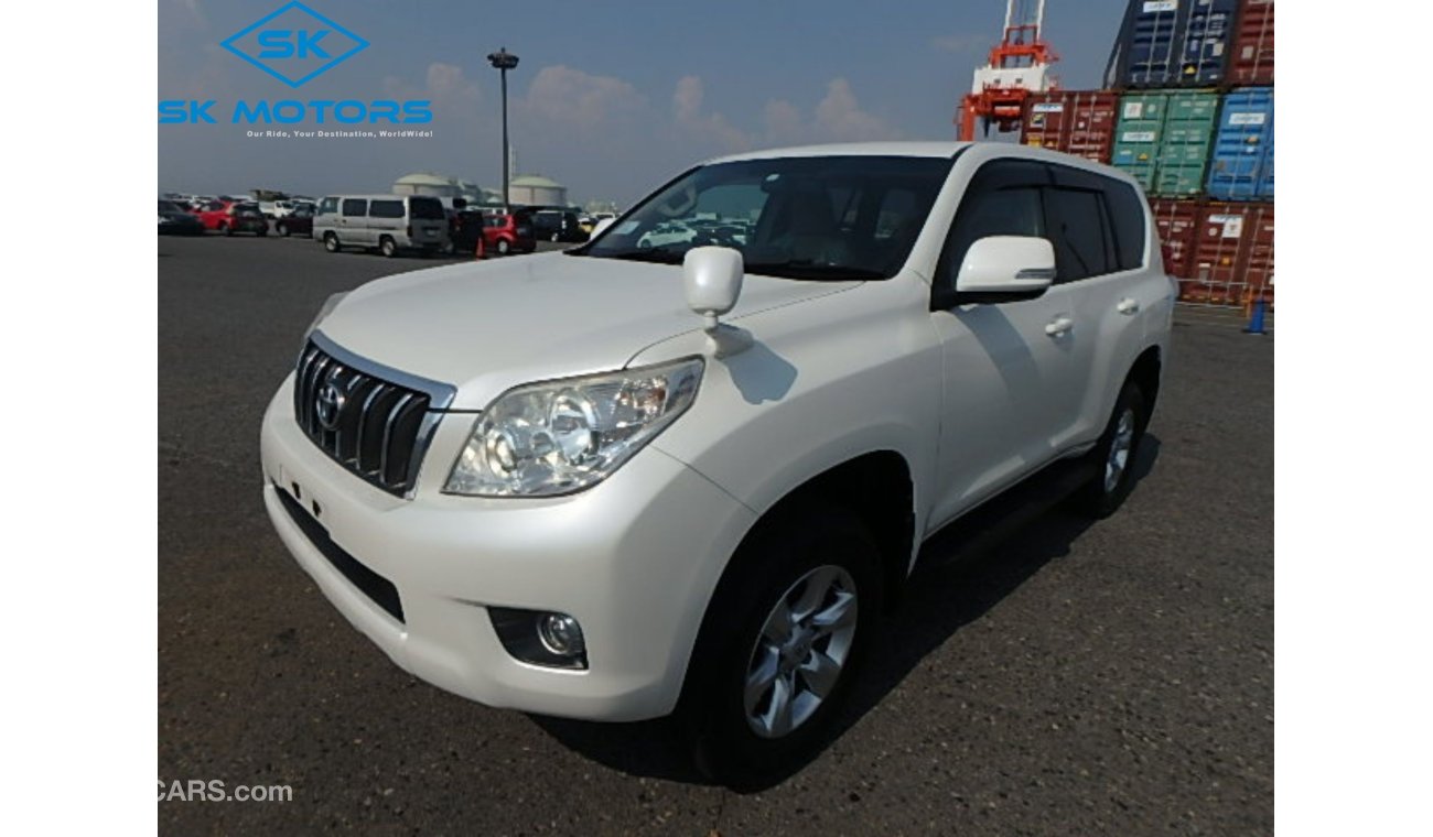 Toyota Prado Down Tire Used RHD 2010/TX 4WD/4/B/Automatic Petrol Engine Inside Beige /TRJ150W LOT # 576