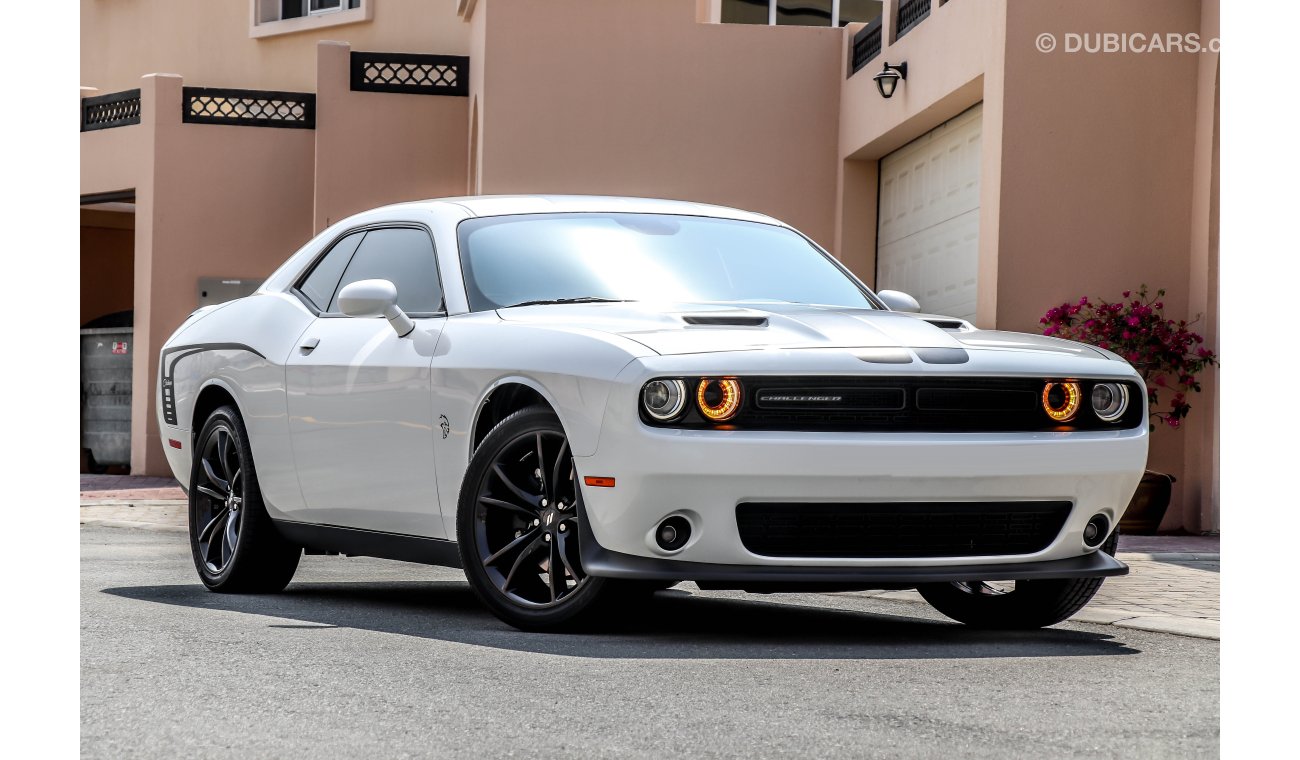 Dodge Challenger 2017 GCC under Agency Warranty with Zero Down-Payment.