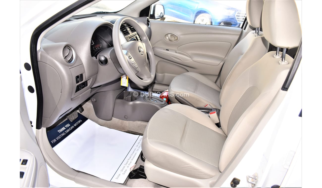 Nissan Sunny AED 599 PM | 1.5L SV GCC DEALER WARRANTY