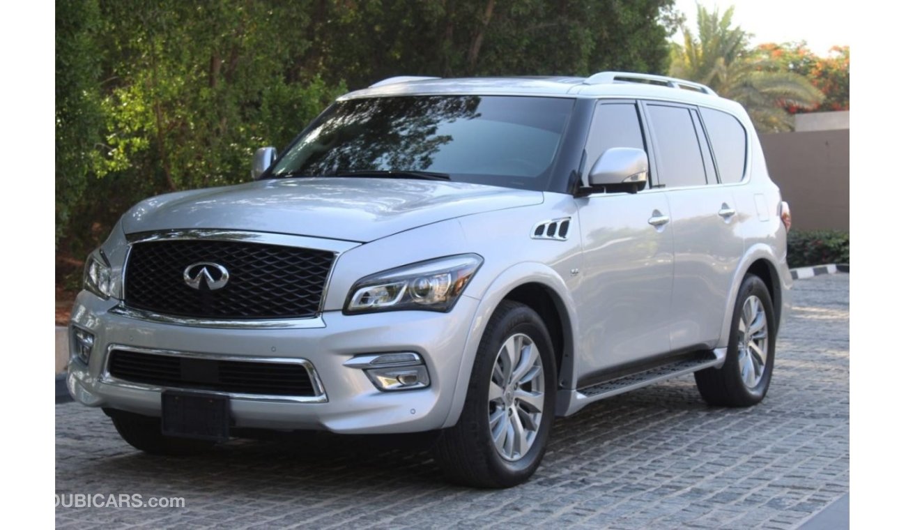 إنفينيتي QX80 Infiniti QX80 2016 Price 83000 AED Traveld Distance 50000 mile Imported America Clean Titel Very Cle