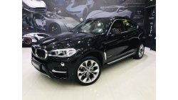 BMW X6 Xdrive 35i - 2016 - GCC - ONE YEAR WARRANTY ( 2200 PER MONTH )