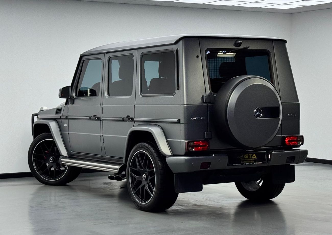 Mercedes-Benz G 500 Std 4.0L (422 HP) 2017 Mercedes-Benz G 500, wrapped in silver matt, Full Service History, GCC