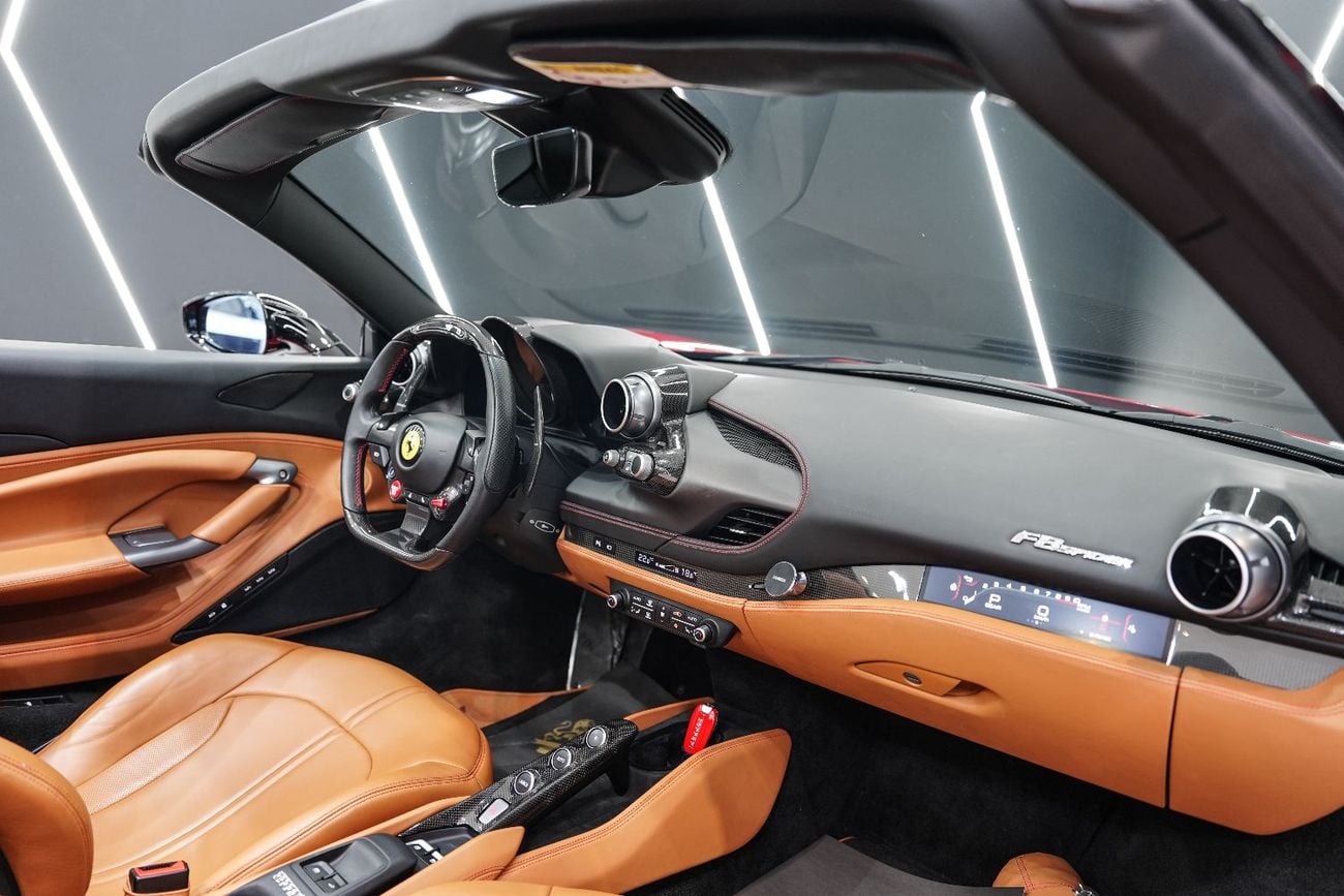 Ferrari F8 Spider 3.9T V8 Passenger Display, Service Package Till 2028, GCC Spec!!