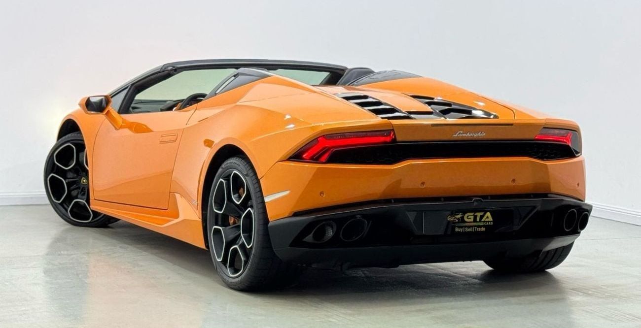 لامبورغيني هوراكان Spyder LP610-4 (610 HP) 2017 Lamborghini Huracan Spyder LP610-4, Full Service History, Excellent Con