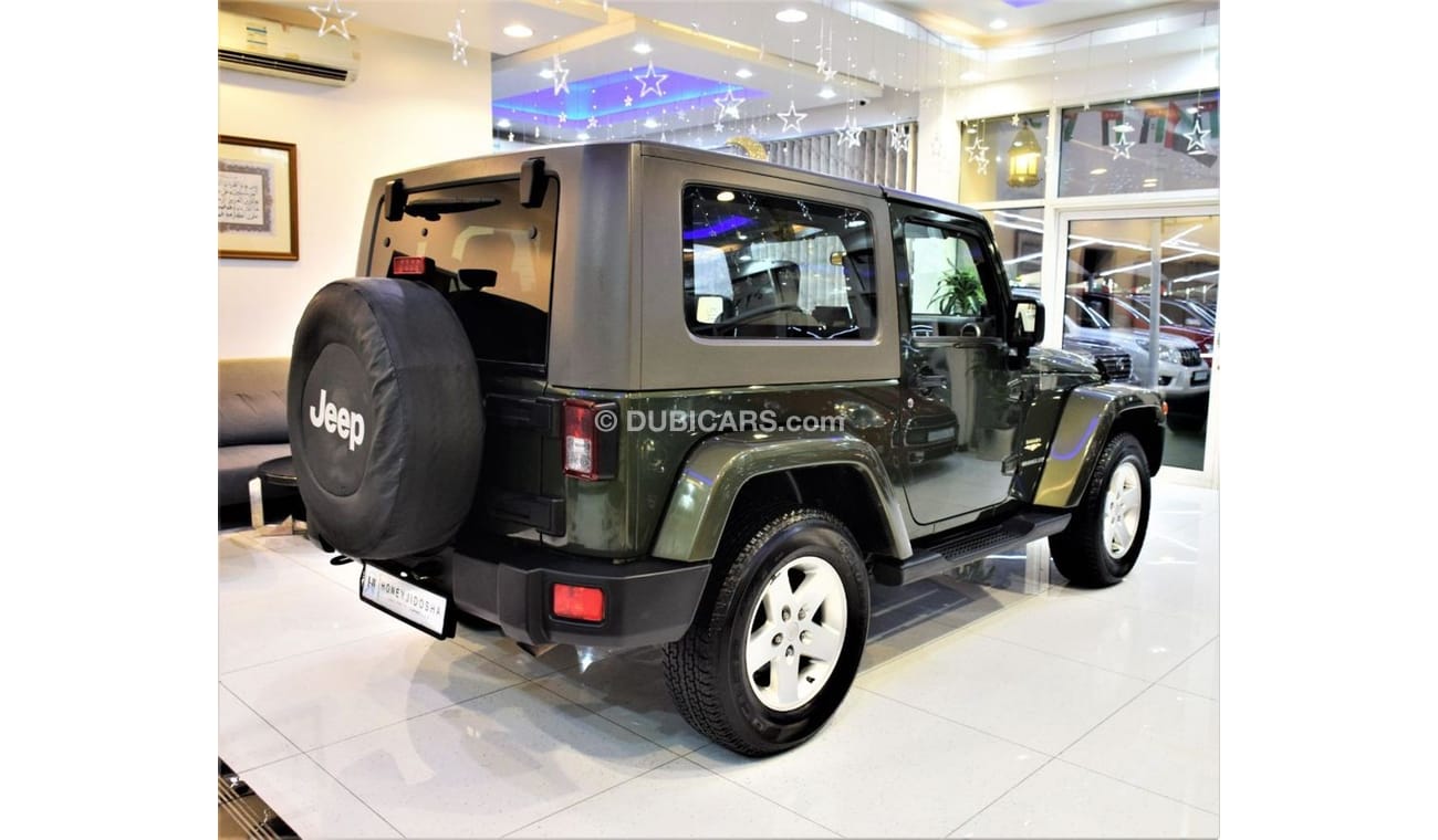 Jeep Wrangler Amazing Jeep Wrangler Sahara 2008 Model!! in Green Color! GCC Specs