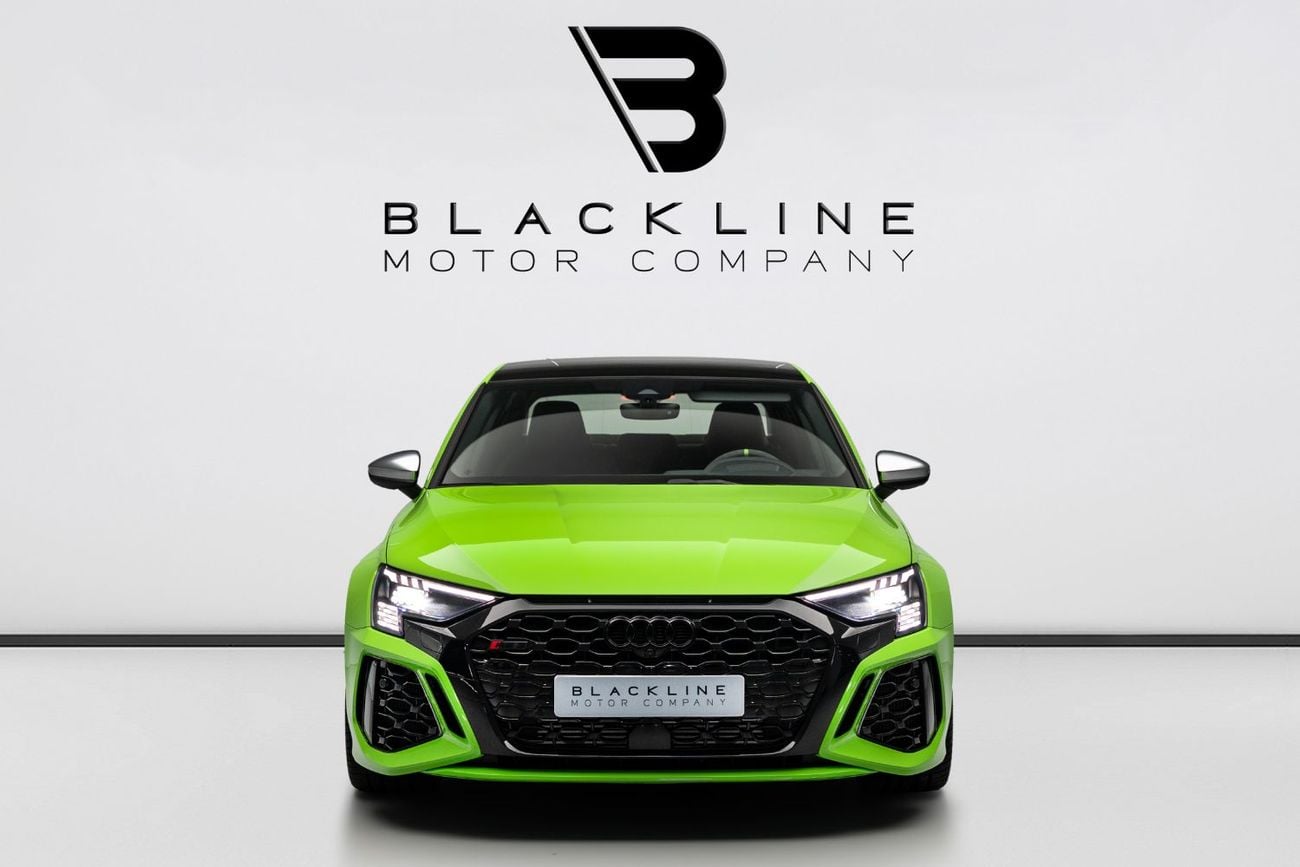 Audi RS3 STD BUY NOW, PAY 2027 | THE BLACKLINE STANDARD | Audi Warranty + Service Contract 2028, GCC, LOW KM'