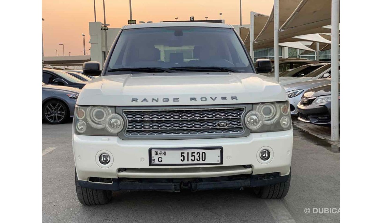 Land Rover Range Rover HSE رانج فوج 2008 خليجي في حالة الوكالة سرفس كامل ملكية 9 اشهر