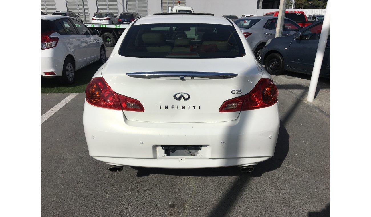 Infiniti G25 we offer : * Car finance services on banks * Extended warranty * Registration / export services