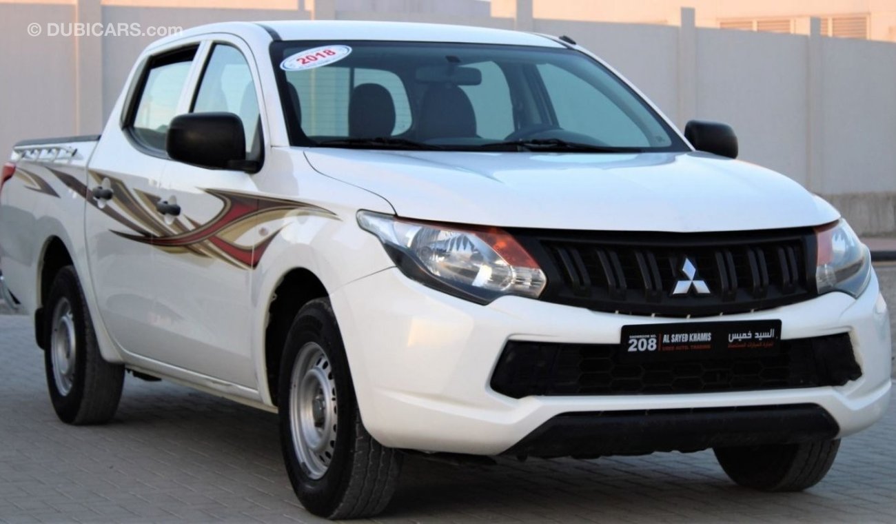 Mitsubishi L200 Mitsubishi L200 2018 GCC in excellent condition without accidents, very clean from  inside and outsi