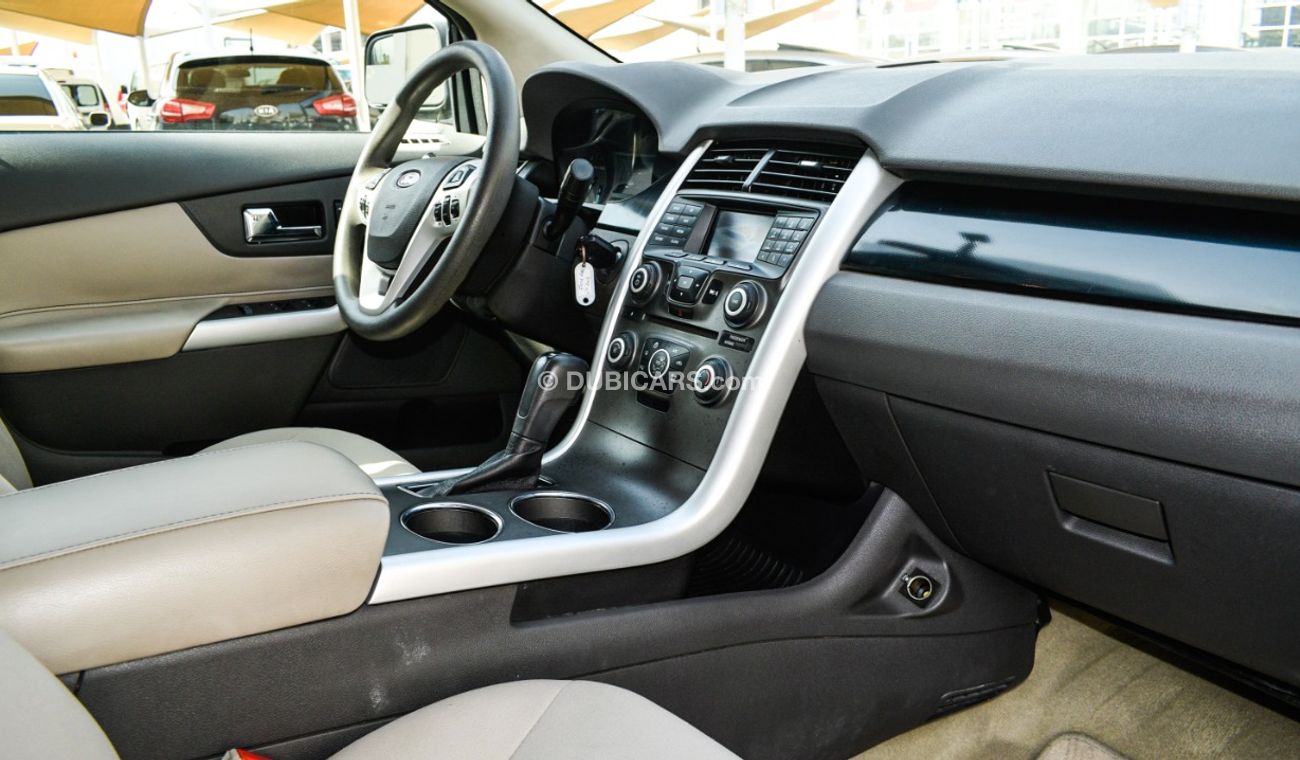 Ford Edge Gulf without accidents No. 2, burgundy, inside beige, without accidents, cruise control, rear wing c