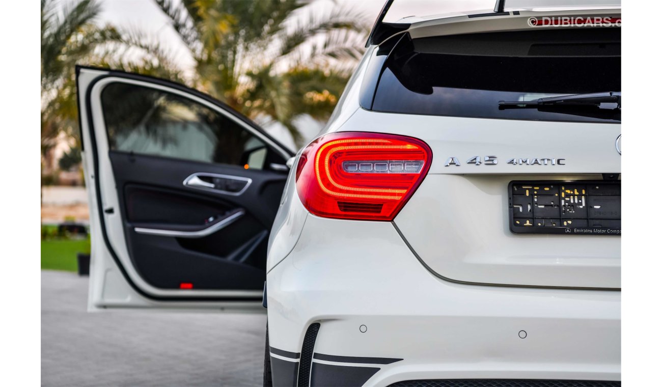 Mercedes-Benz A 45 AMG AMG 4Matic - 2015 - Ultra Low Mileage! - AED 2,624 per month - 0% Downpayment