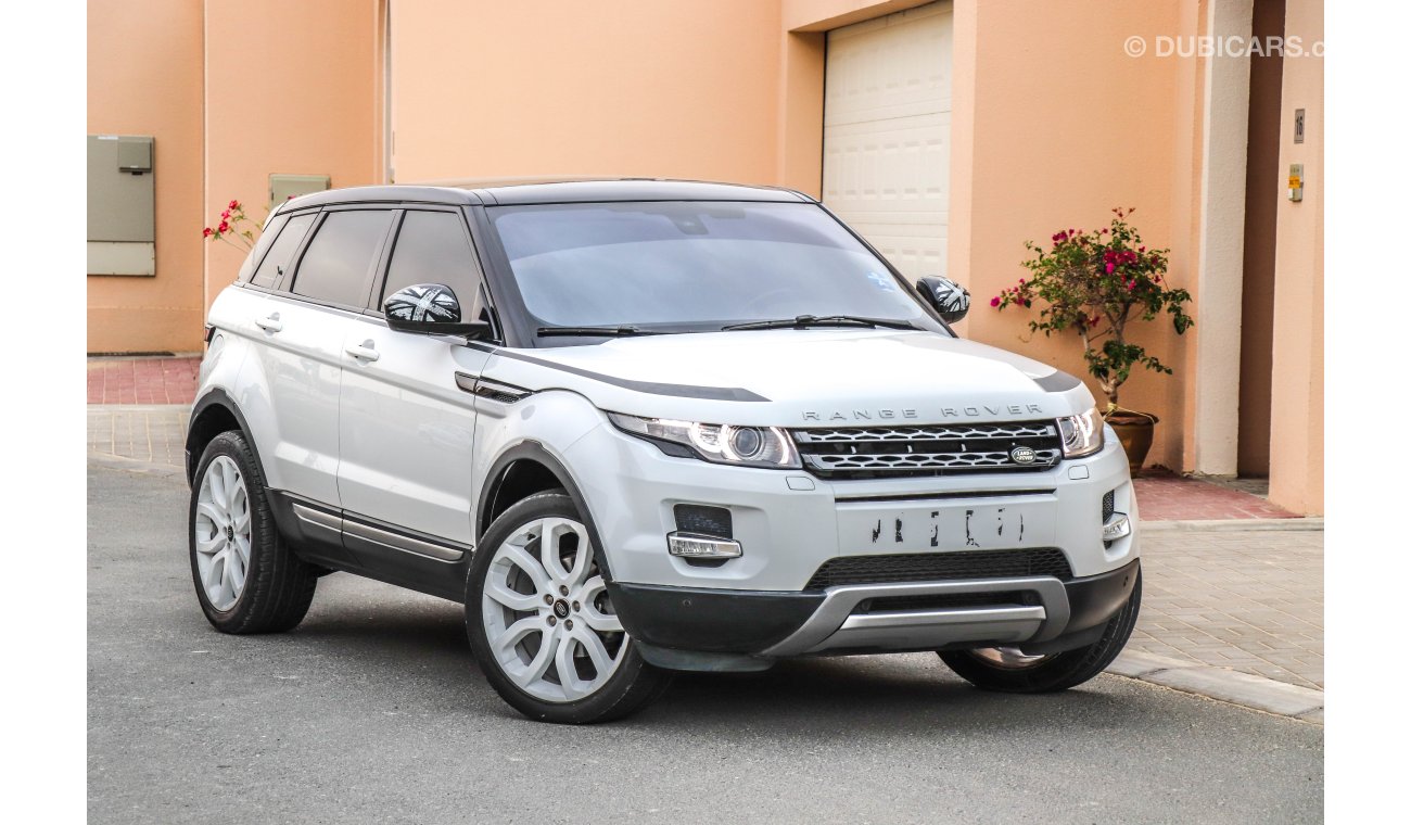 Land Rover Range Rover Evoque Dynamic (Edition-1) 2015 GCC Low Mileage under Agency Warranty with Zero downpayment.