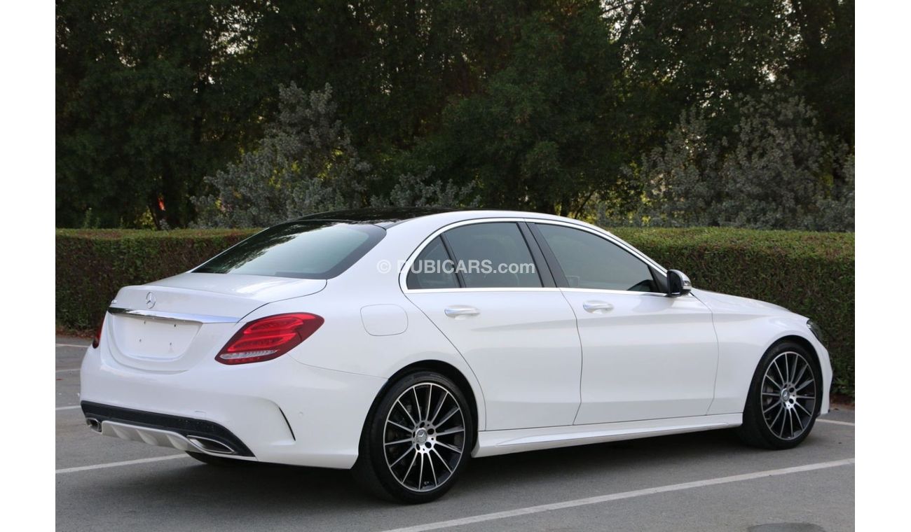 Mercedes-Benz C 200 AMG Pack Mercedes banz AMG 2016 GCC FULL OPTION perfect condition original paint