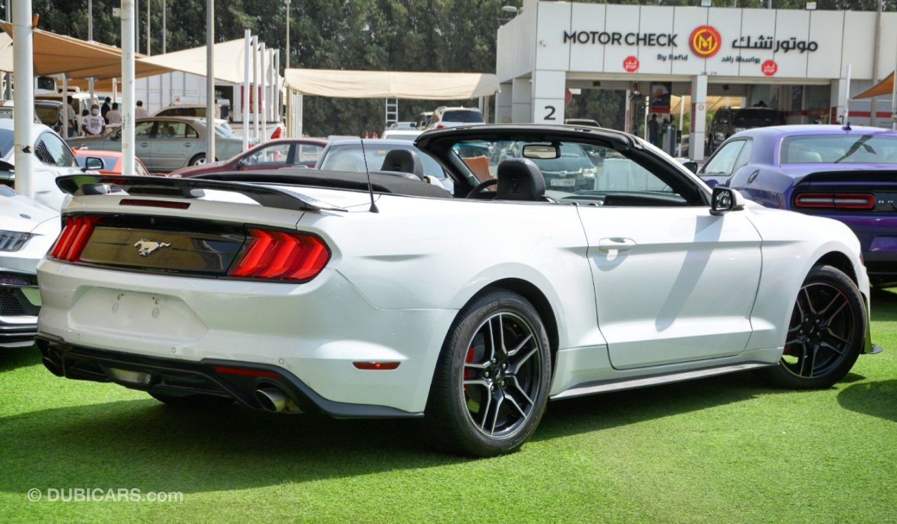 فورد موستانج Mustang Eco-Boost V4 Convertible 2019/Premium FullOption/Shelby Kit/Low Miles/Very Good Condition