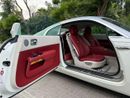 رولز رويس واريث 2015 Rolls Royce Wraith | GCC Specs | 6.6L V12 | 624 HP | 66k KM | WHITE/RED | Starlight Headliner |