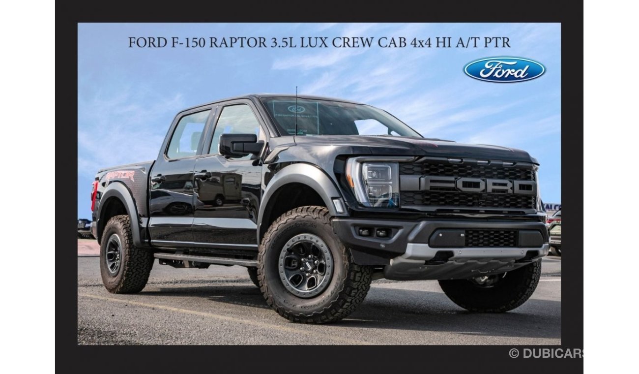 Ford F-150 FORD F-150 RAPTOR 3.5L LUX CREW CAB 4x4 HI A/T PTR [EXPORT ONLY]