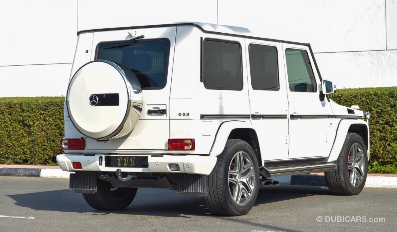 Mercedes-Benz G 63 AMG / GCC Specifications