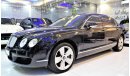 Bentley Continental Flying Spur VERY LOW MILEAGE ONLY 26000 KM Bentley Continental Flying Spur 2008 Model V12!! in Black Color! GCC
