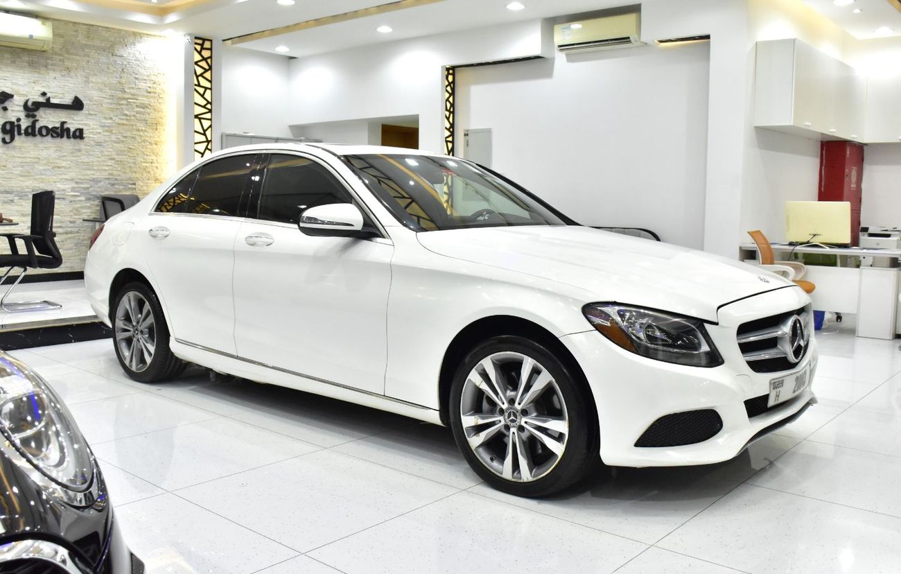Mercedes-Benz C 300 EXCELLENT DEAL for our Mercedes Benz C300 4Matic ( 2018 Model ) in White Color American Specs