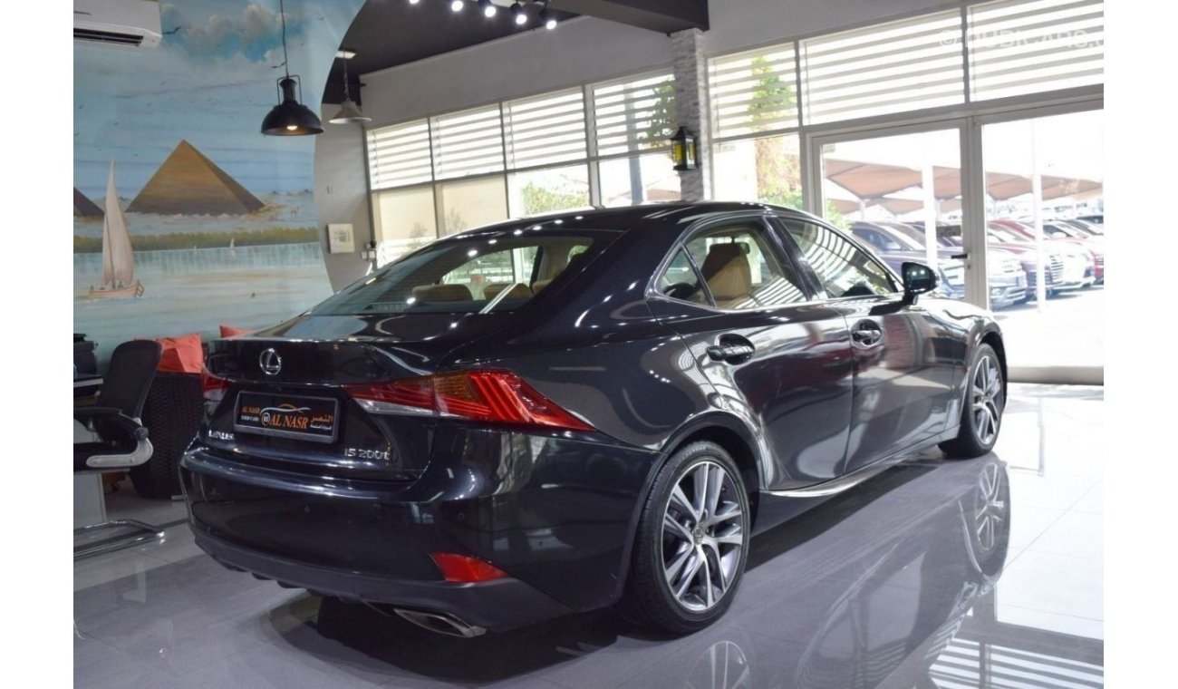 Lexus IS 200 FREE INSURANCE AND REGISTRATION! Premier IS-200 T | GCC Specs | Excellent Condition | Single Owner |