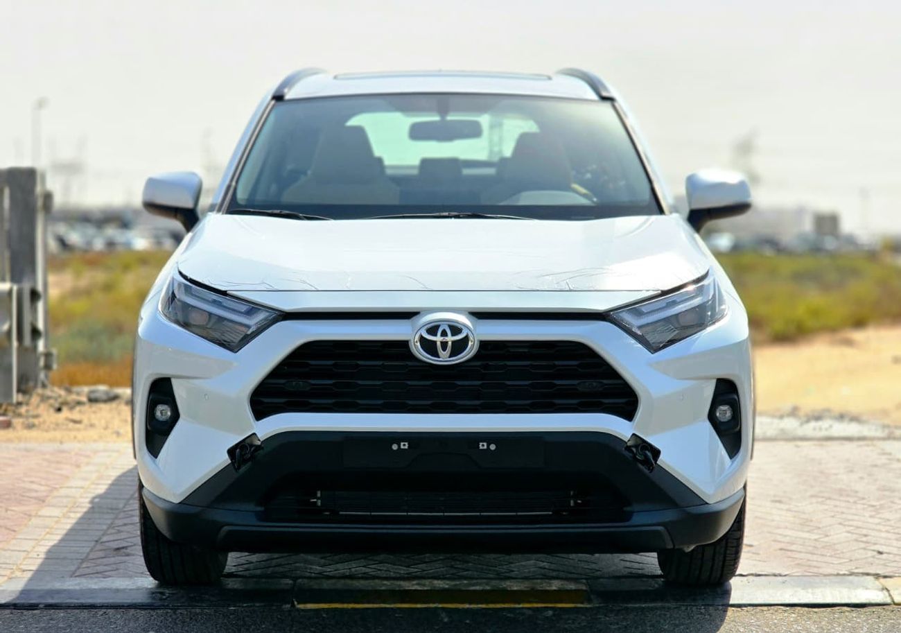 تويوتا راف ٤ TOYOTA RAV4 2.5 HYBRID - XLE - G - MID OPTIONS - 2025 MODEL - WHITE INSIDE BEIGE - OMANI