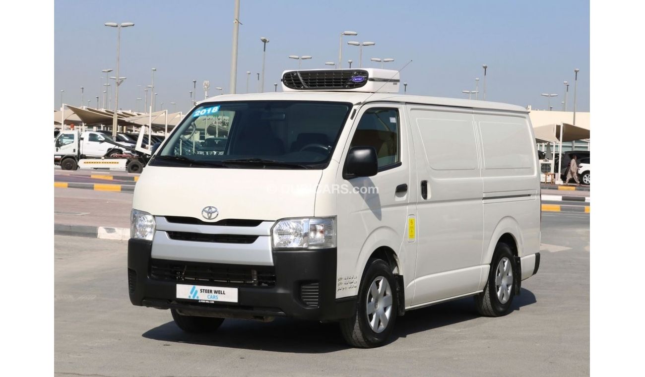 Toyota Hiace 2018 | TOYOTA HIACE CHILLER DELIVERY VAN WITH GCC SPECS AND EXCELLENT CONDITION