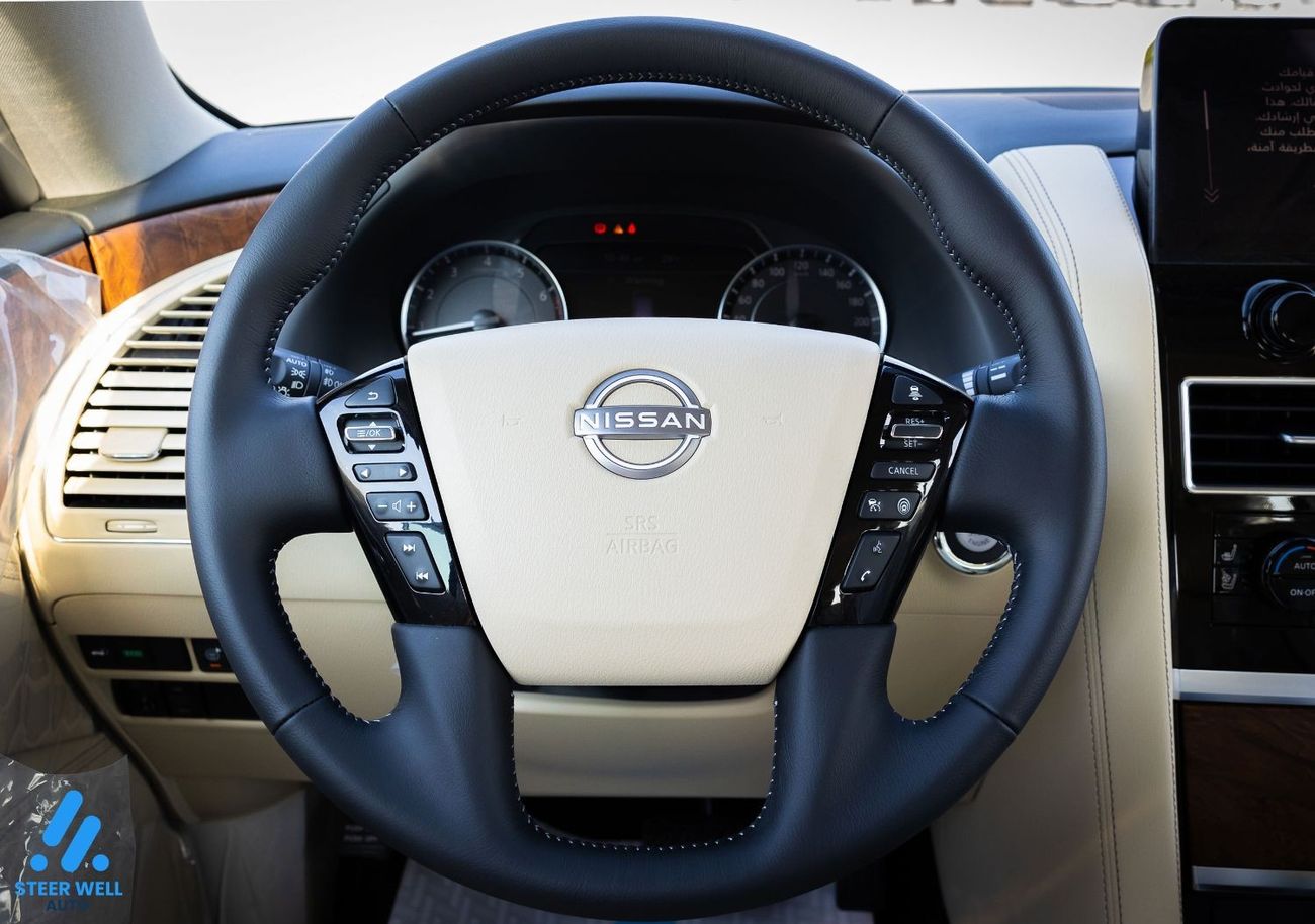 Nissan Patrol LE Titanium 5.6L / Warrior V8 / 7 4WD A/T Petrol / The Best Luxury SUV - GCC - Book Now