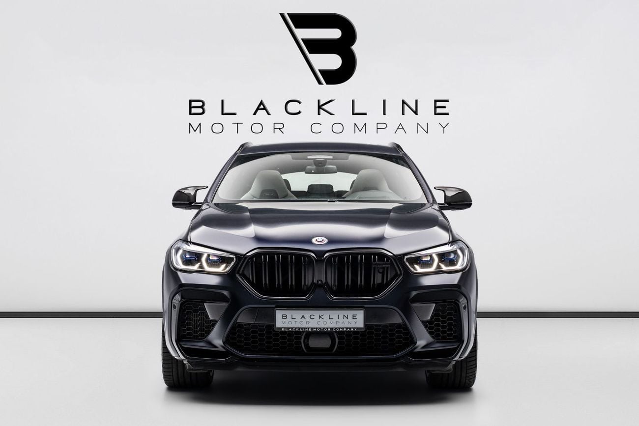 BMW X6 M STD BUY NOW, PAY 2027 | THE BLACKLINE STANDARD | BMW Warranty + Service, GCC, Low KMs