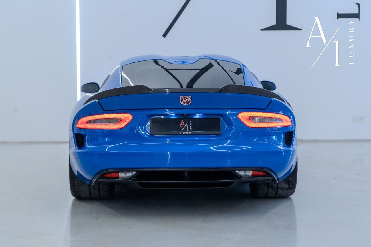 Dodge Viper SRT10 8.4L 2015 Dodge Viper SRT, Full Dodge Service History, Competition Blue, Manual Transmission,