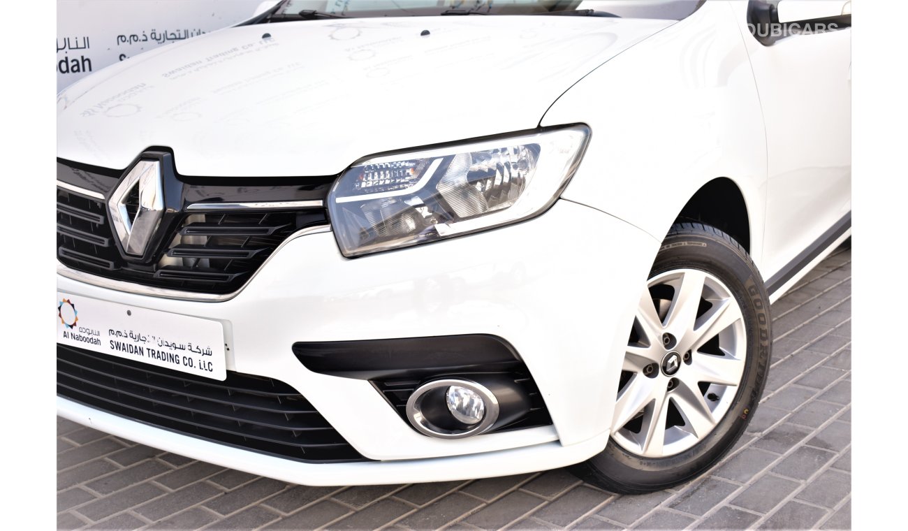 رينو سيمبول | AED 744 PM | 0% DP | 1.6 PE 2020 GCC DEALER WARRANTY