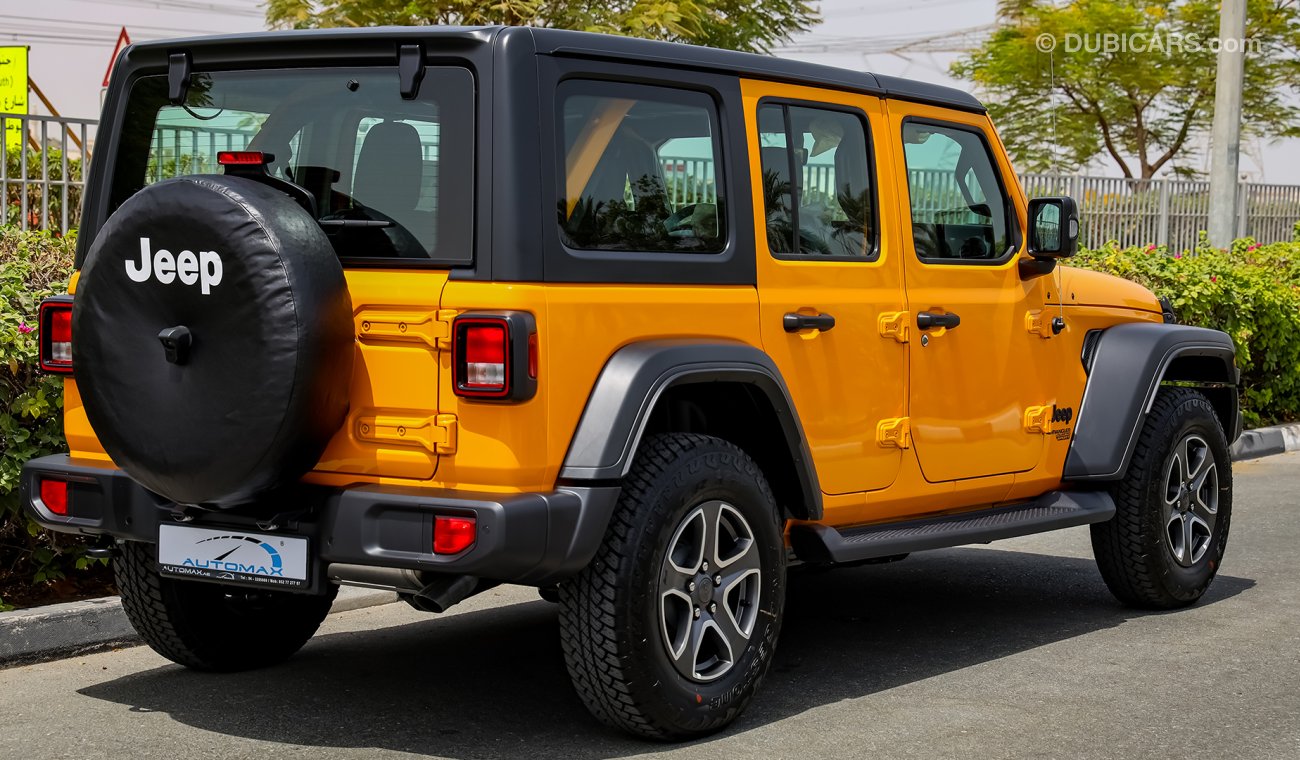 Jeep Wrangler Unlimited Sport V6 3.6L , GCC , 2021 , 0Km , W/3 Yrs or 60K Km WNTY @Official Dealer