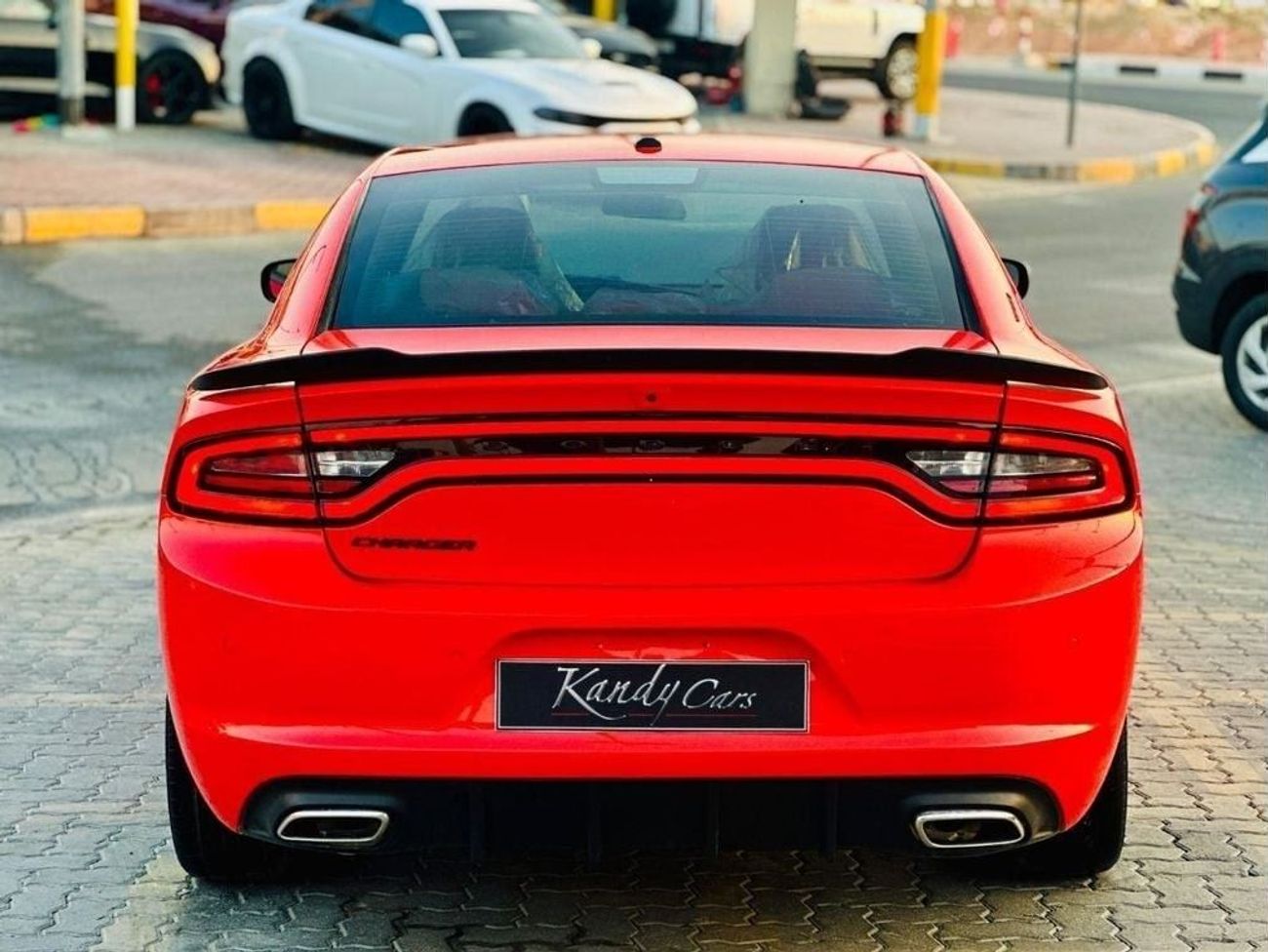 دودج تشارجر SXT 3.6L | Monthly AED 1230/- | 0% DP | Custom Leather Seats | Touch Screen | # 19865