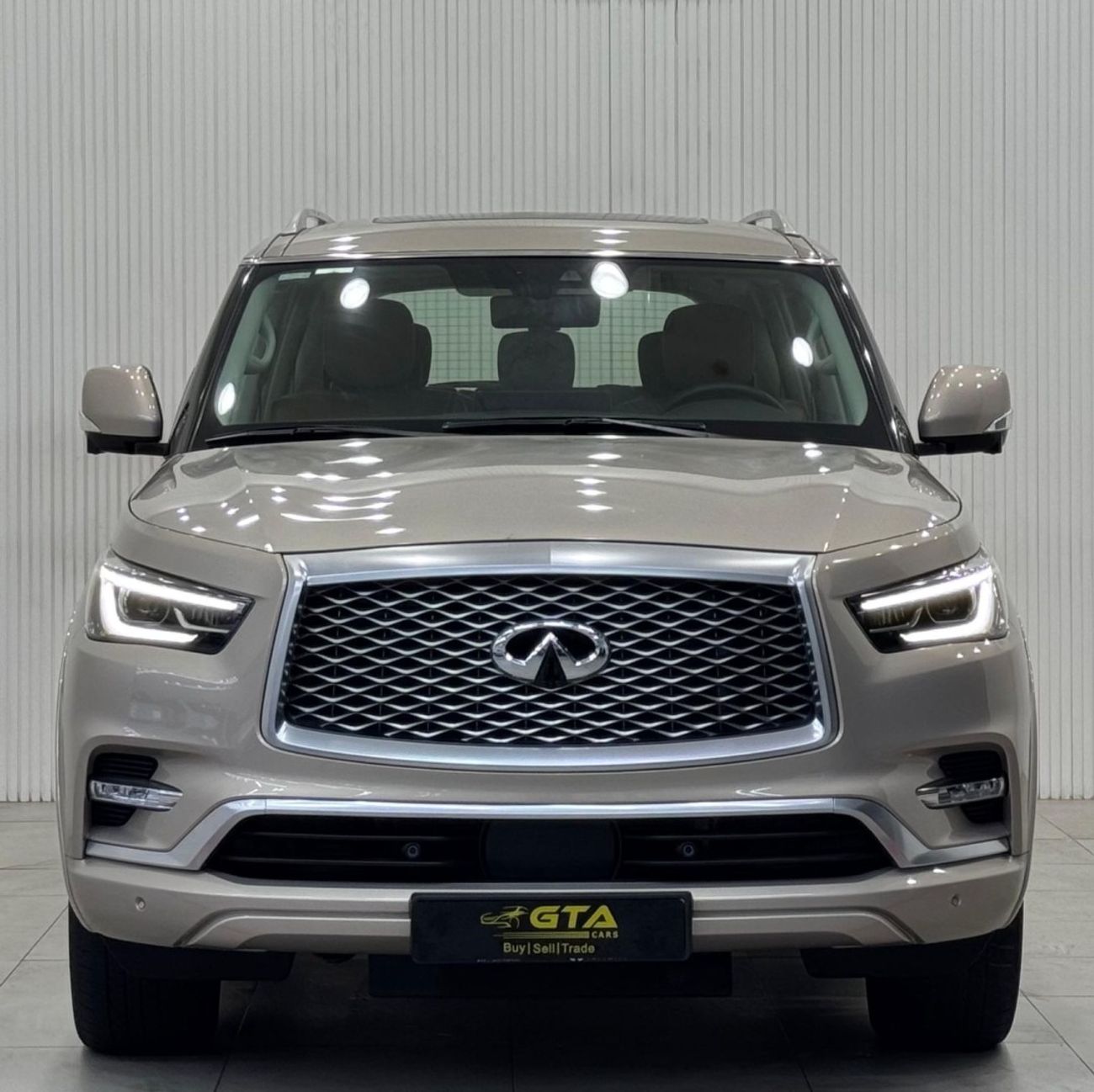 إنفينيتي QX80 Luxury 8st 5.6L 2022 Infiniti QX80 Luxury, 2027 Infiniti Warranty + Service Pack, Fully Loaded, 8 Se