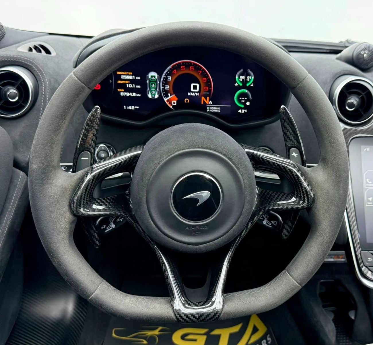 McLaren 600LT SPIDER 2020 McLaren 600LT Spider, 2027 McLaren Warranty, Full McLaren Service History, Very Low Km, GCC