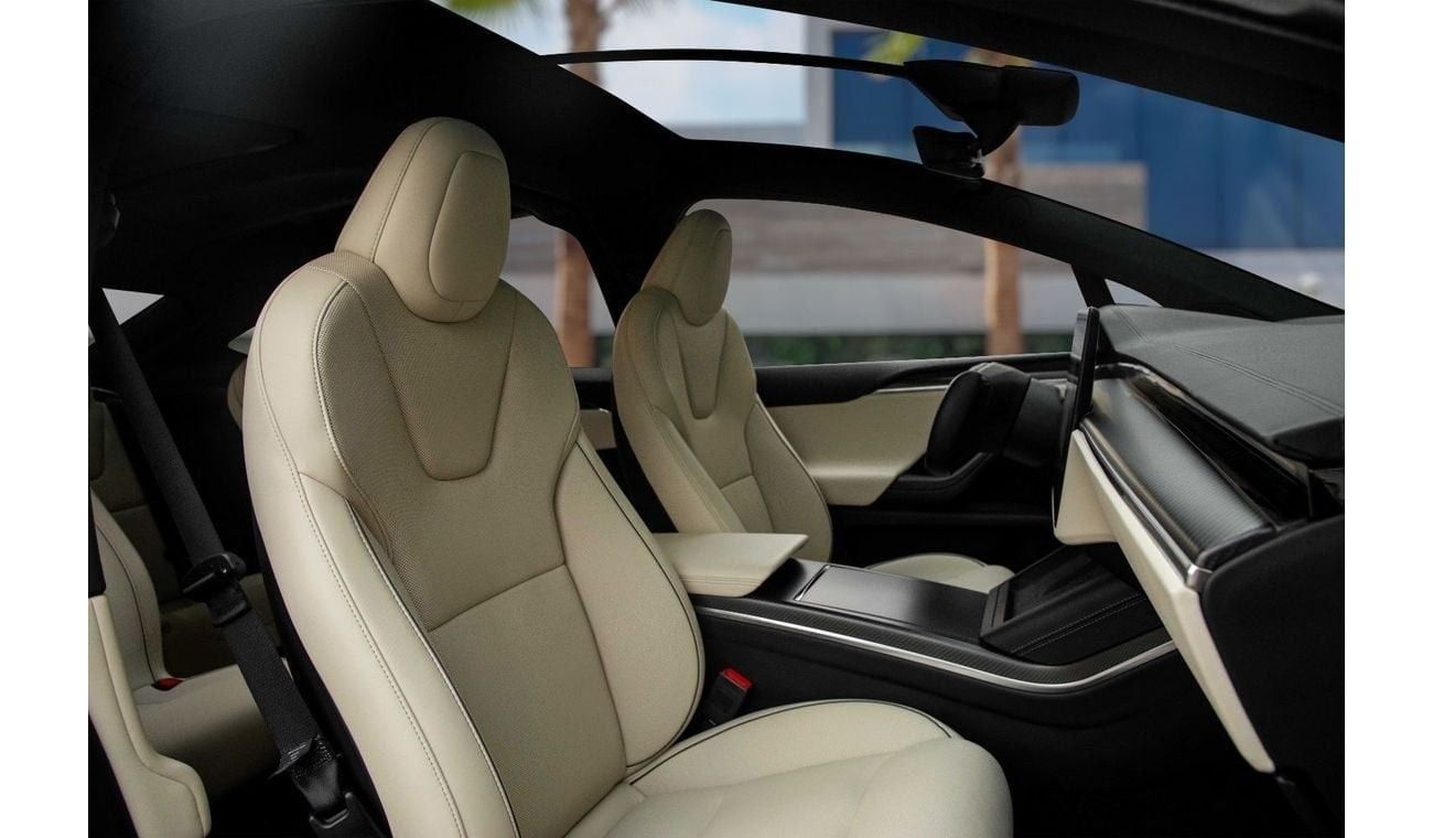 تسلا موديل اكس Plaid  | 6,560 P.M  | 0% Downpayment | Agency Warranty!