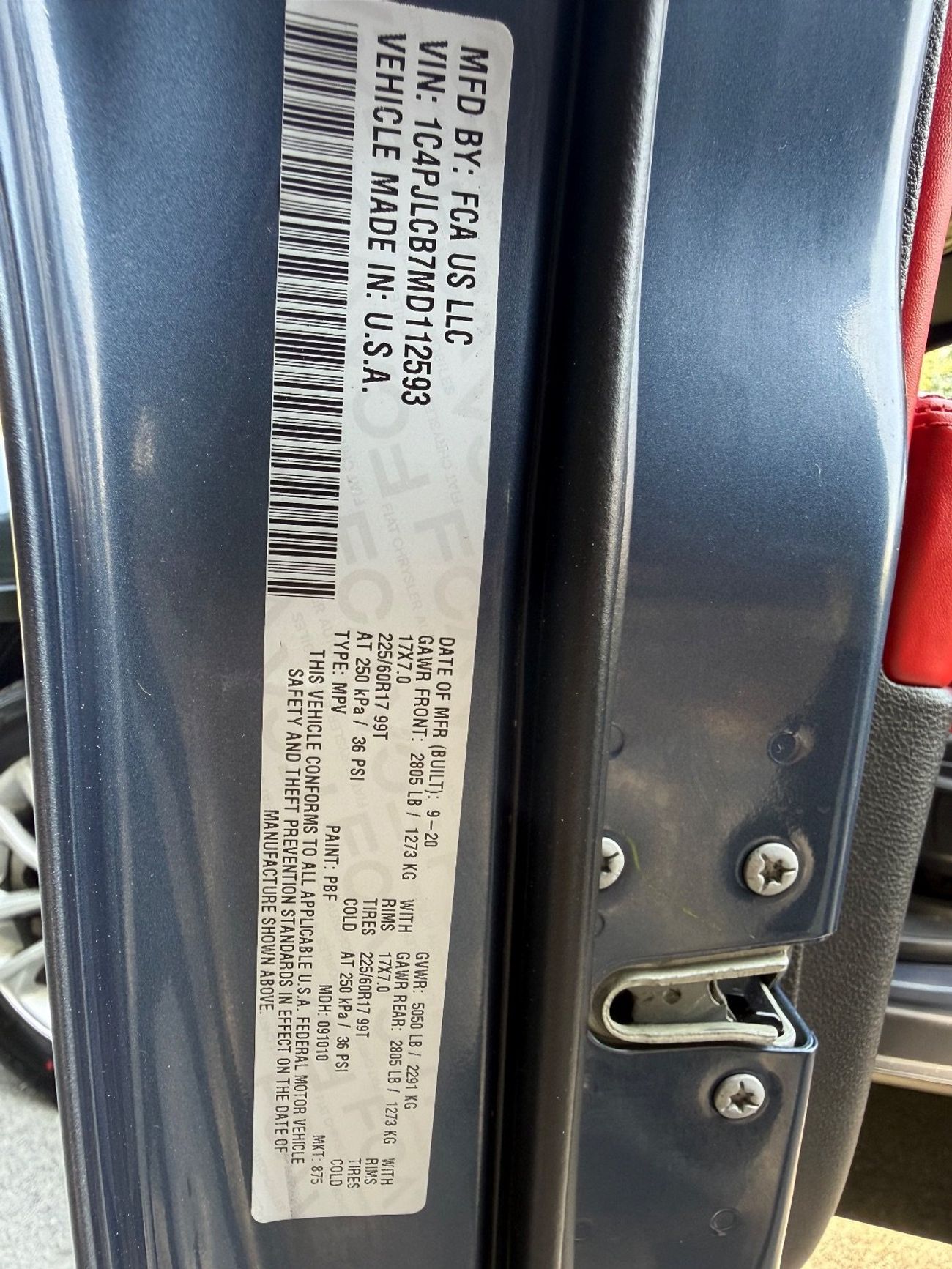 Jeep Cherokee Sport 2.4L