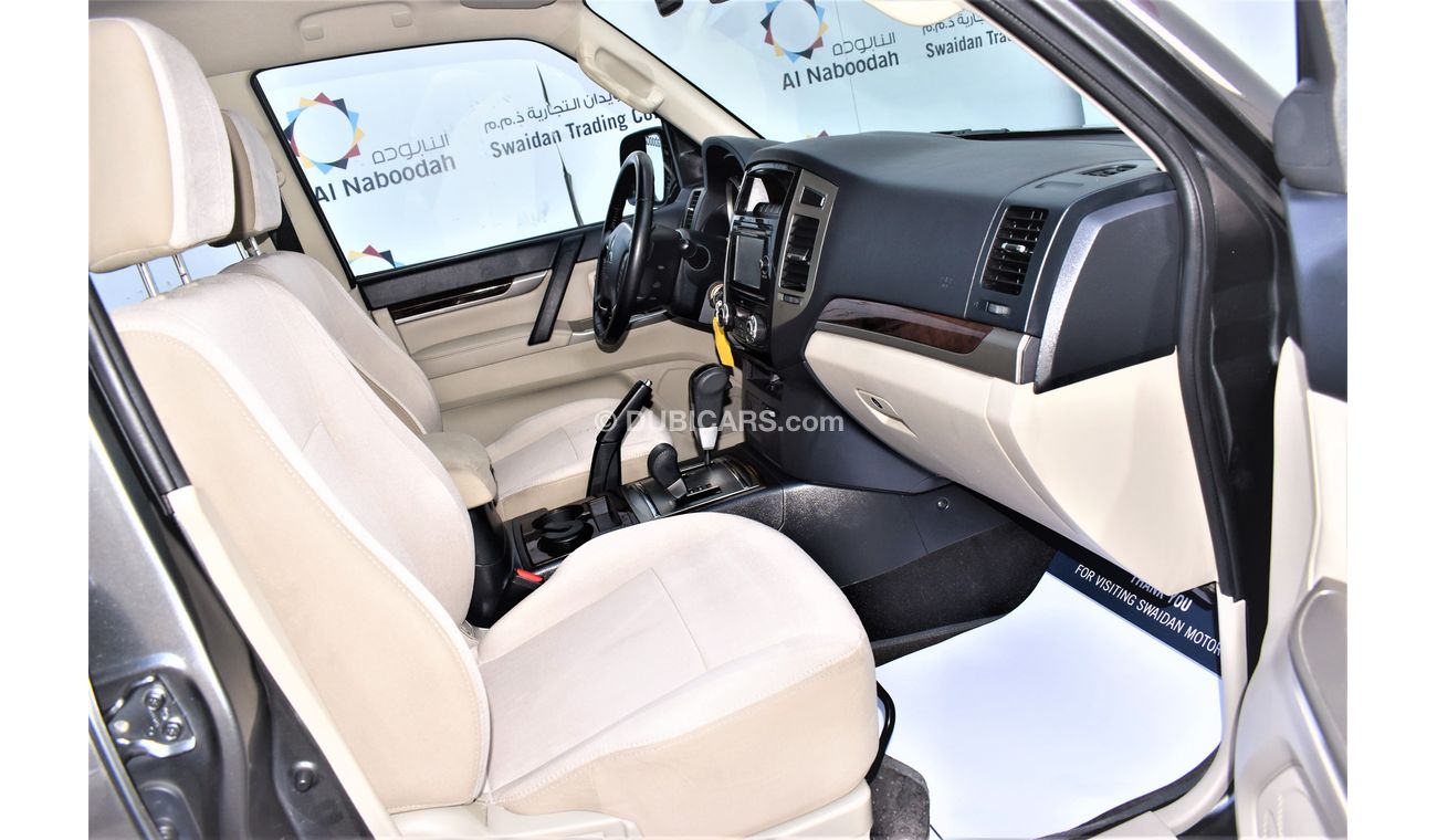 Mitsubishi Pajero AED 1329 PM | 3.0L GLS V6 4WD GCC DEALER WARRANTY