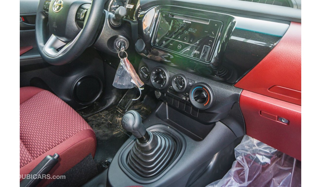 تويوتا هيلوكس 2021 Toyota Hilux 2.7L AT 4x2 | Back Cam + Bedliner + Red Inside + Alloy | Export Only