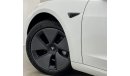 تسلا موديل 3 2020 Tesla Model 3 Long Range, 2024 Tesla Warranty + Service Contract, GCC