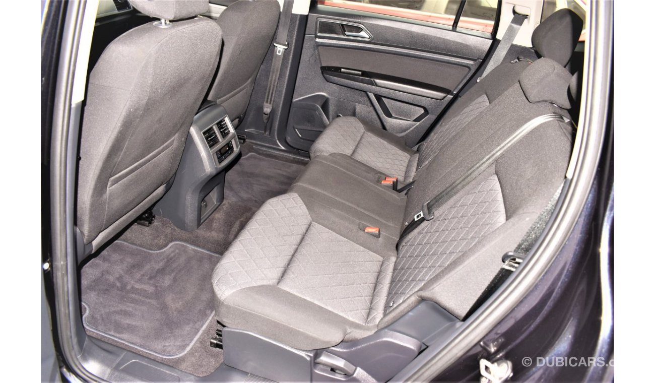 Volkswagen Teramont AED 2350 PM | 2.0L S TSI AWD 4 MOTION 2019 GCC DEALER WARRANTY