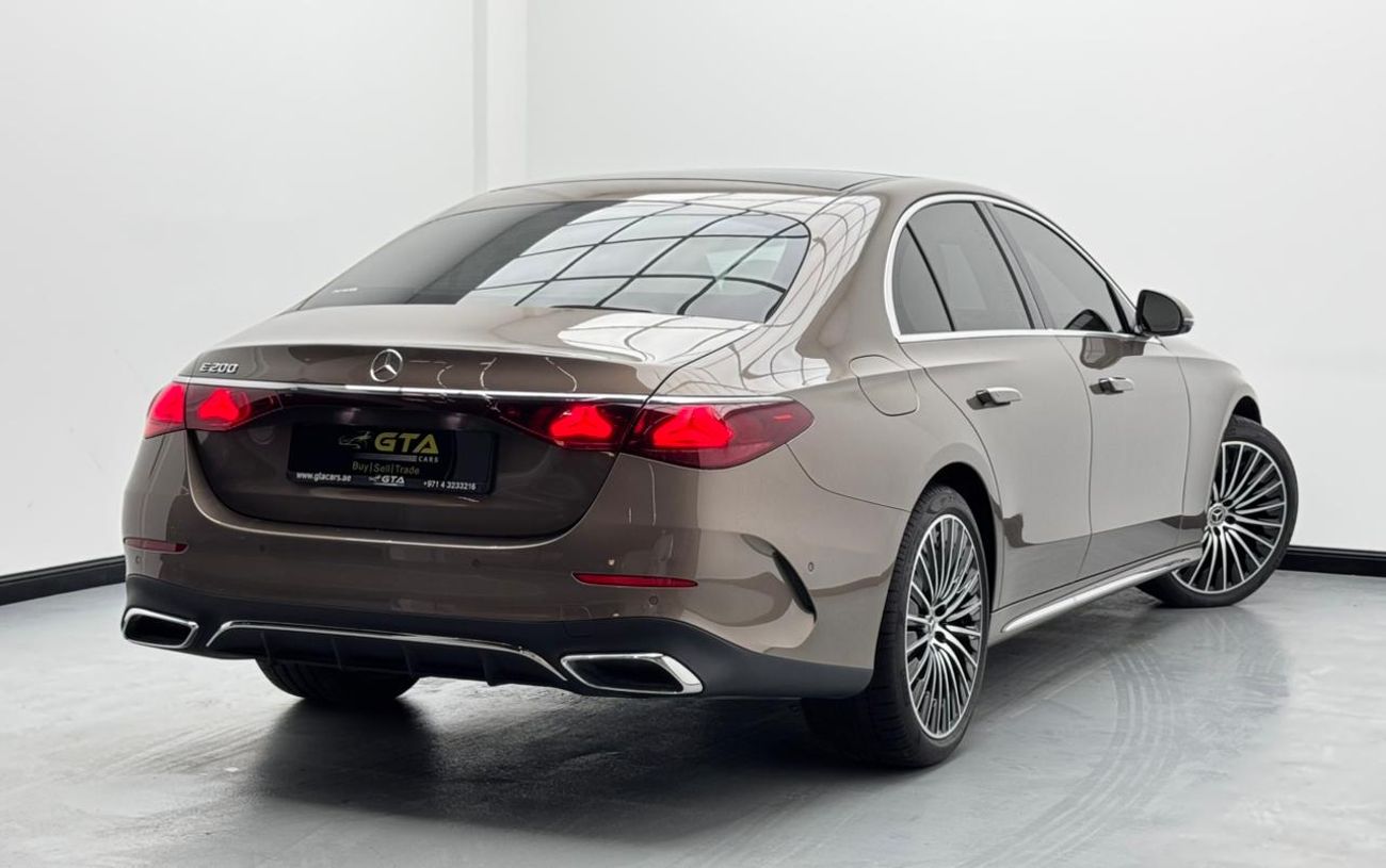 مرسيدس بنز E200 2.0L 2025 Mercedes-Benz E 200, 2029 Mercedes Warranty And Service Pack, GCC