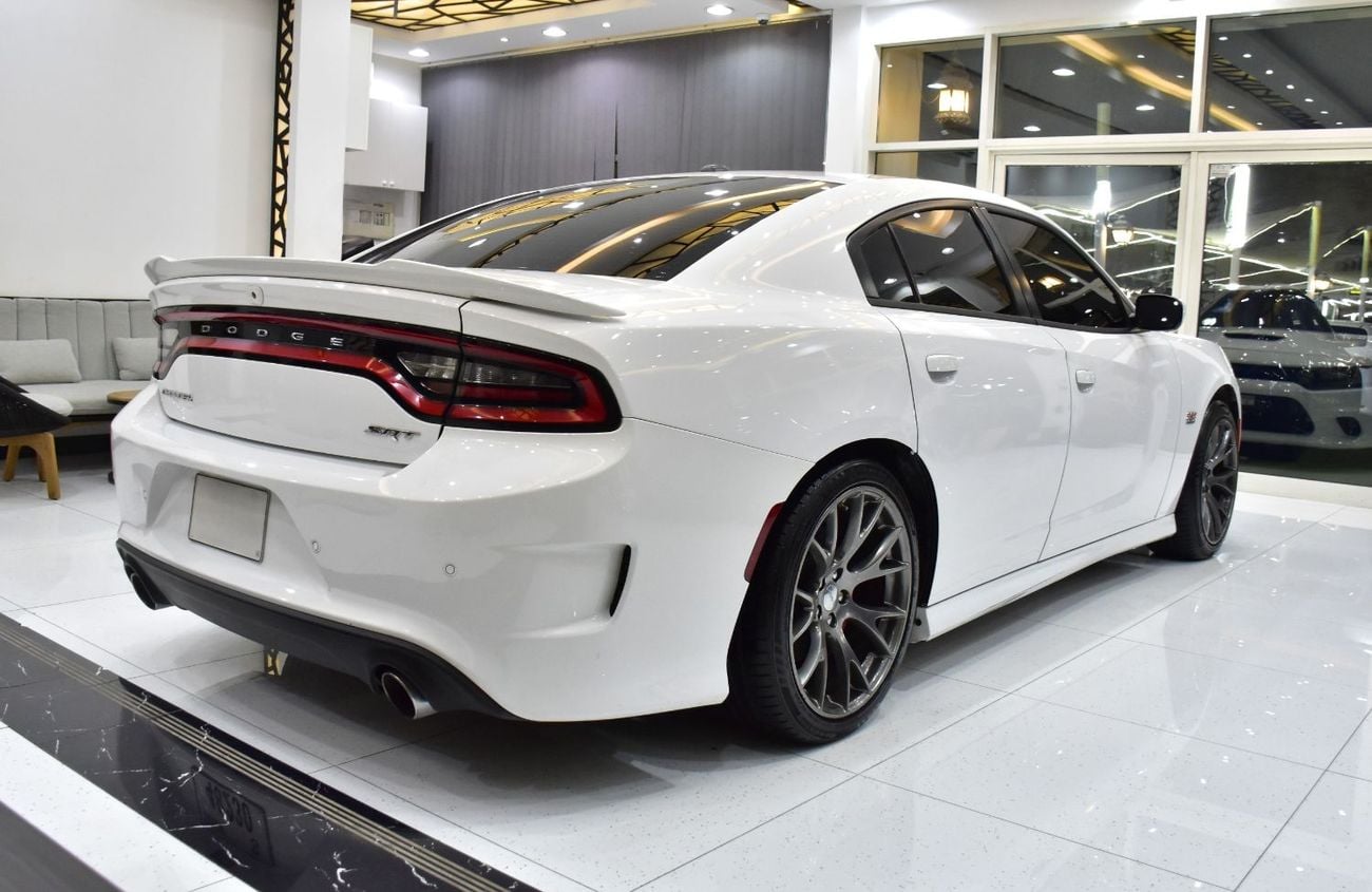 Dodge Charger SRT8 EXCELLENT DEAL for our Dodge Charger SRT ( 2015 Model ) in White Color GCC Specs