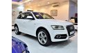 Audi Q5 EXCELLENT DEAL for our Audi Q5 S-Line 3.0T Quattro 2014 Model!! in White Color! GCC Specs