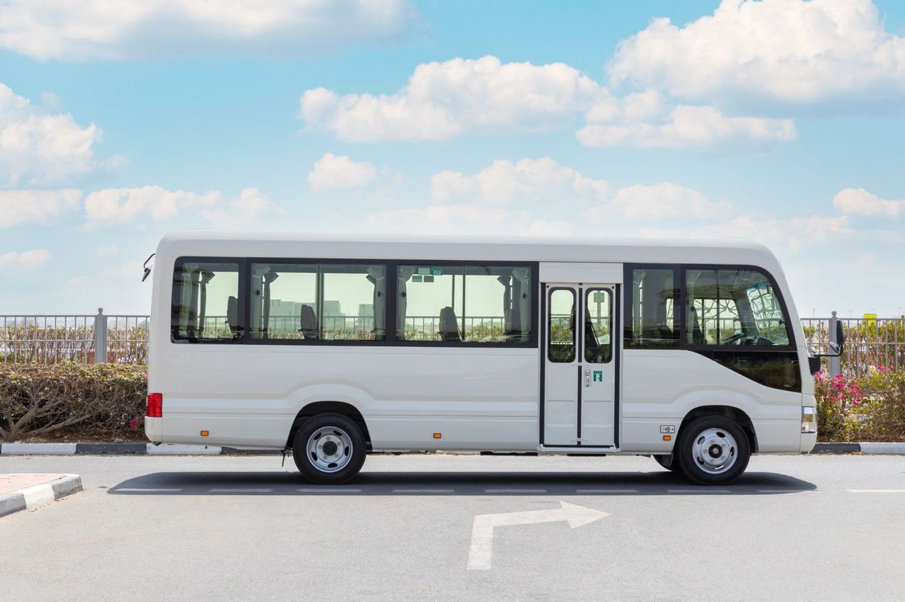 Toyota Coaster 2022 Toyota Coaster 4.2 23ST - White inside Grey