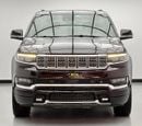 جيب واجونير 2023 Jeep Grand Wagoneer Series 3, 07/2028 Jeep Warranty, Jeep Full Service History, GCC