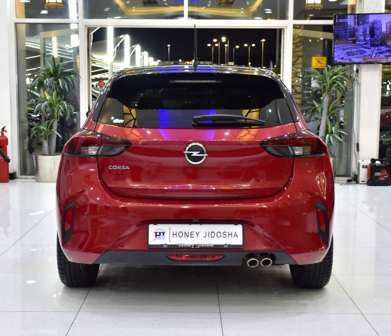 Opel Corsa EXCELLENT DEAL for our Opel Corsa 1.2L ( 2023 Model ) in Red Color GCC Specs